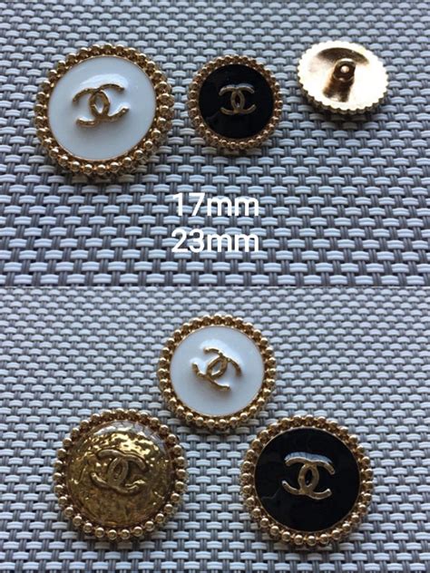 chanel suit wheelbarrow buttons|chanel button logo.